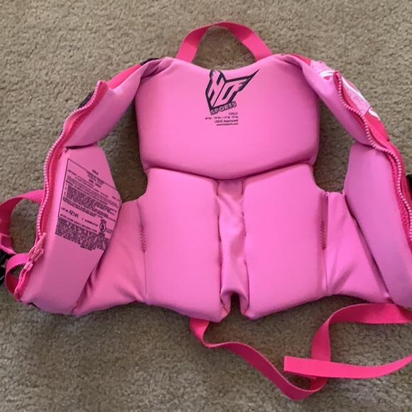 HO sports Life Vest, child (30 to 50lbs), pink - Picture 2 of 5